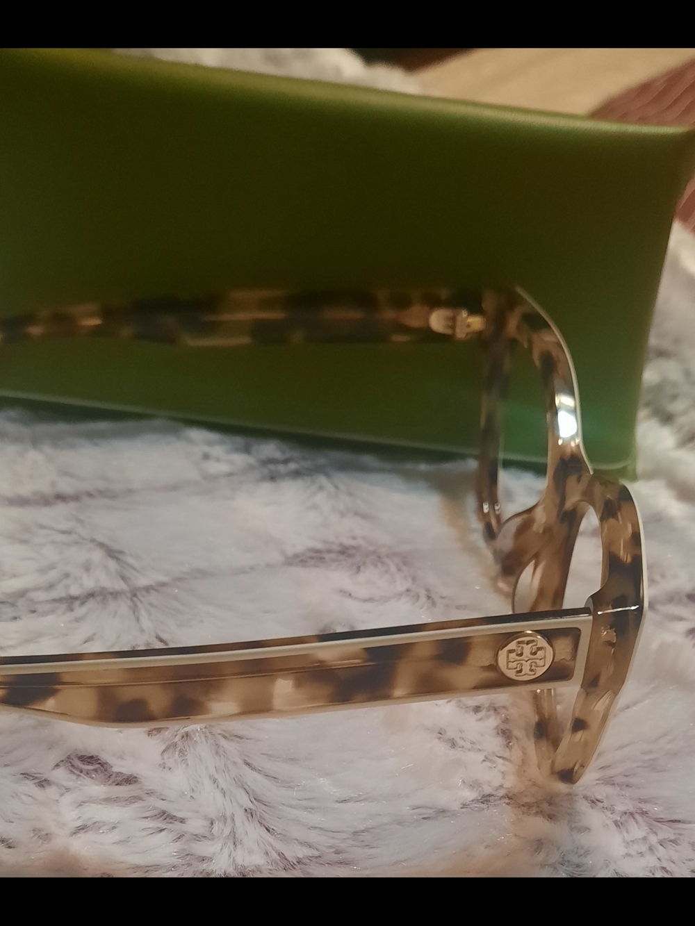 Tory Burch Women's Tortoiseshell Square Glasses - Brown/Beige